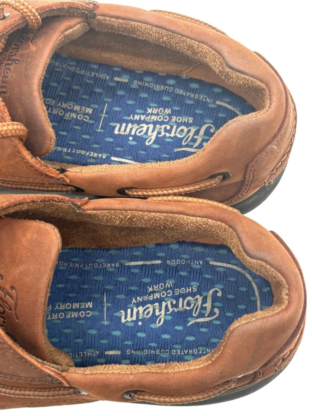 Florsheim Work FS2326 Men’s Brown Leather Comfort Work Shoes Size 12D